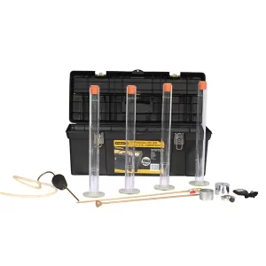 Kum eşdeğeri test seti ile agrega kalite ve temizlik testi cihazı