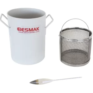 Magnezyum sodyum sülfat test seti ile agrega dayanıklılık testi cihazı