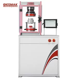 BESMAK BCE-E Çimento Basınç ve Eğilme Test Makinesi çimento harcı dayanım testleri için