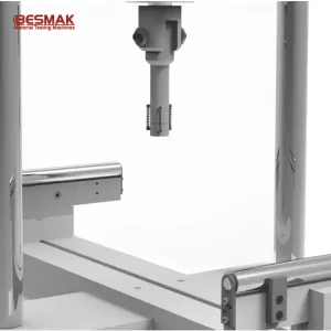 Besmak concrete kerb flexural fixture - EN 1340 compliant kerb bending strength test accessory