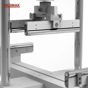 Besmak döşeme taşı (flagstone) eğilme test aparatı - uzun numunelerde bükme mukavemeti fikstürü