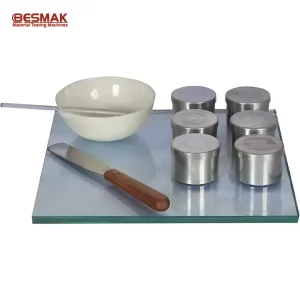 BESMAK BSO-203 zemin plastisite testleri için plastik limit deney seti