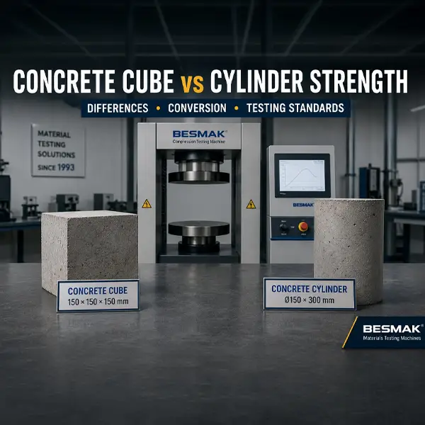 Concrete Cube vs Cylinder Strength: Differences, Conversion and Testing Standards
