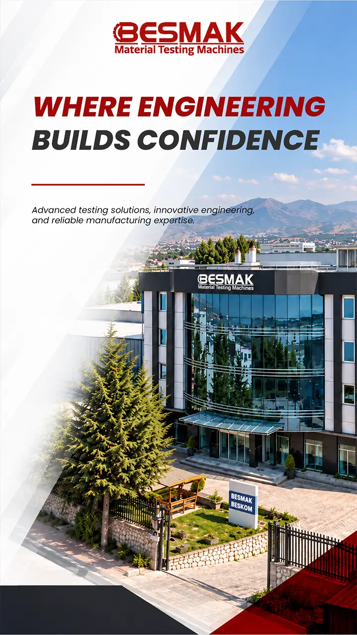 BESMAK Building BESMAK material testing machines manufacturing facility in Ankara, Türkiye